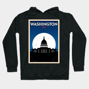 Washington Poster Design Hoodie